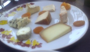 Surtido de quesos, en Le Coq d'Or (foto: Susana)