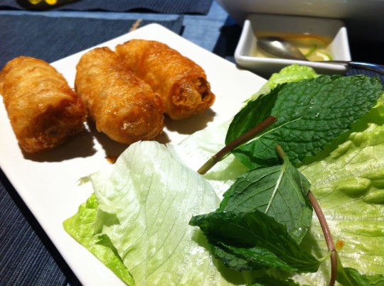 Rollitos de nem rellenos de pollo y cerdo, en Hanoi (foto: Cuchillo)