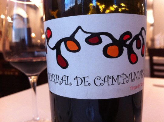 Corral de Campanas, "sexy wine", buena opción en El Churrasco (foto: Cuchillo)