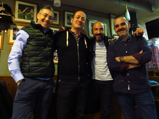 El Cuarteto de la Muerte: Asier Bastida, Igor Cubillo, Ramón Rafols y Joseba Irusta (foto: Cuchillo)