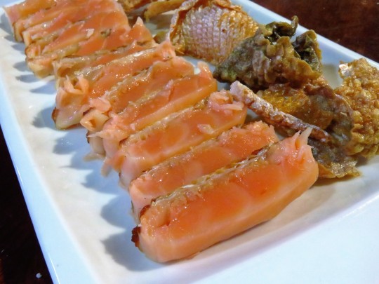 Ventresca y piel de salmón, de Carpier Ahumados (foto: Cuchillo)