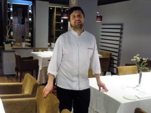 Alberto Molinero, en restaurante Lola (foto: Cuchillo)