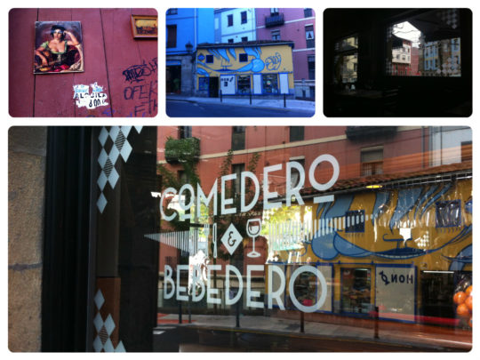 La calle, protagonista en Bilbao la Vieja, el barrio de Peso Neto foto: Cuchillo)