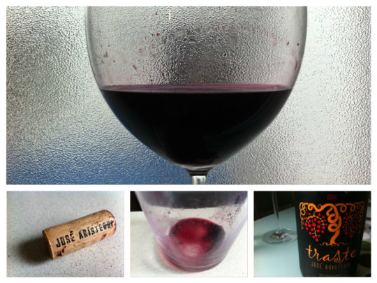 Traste, un buen vino del viticultor José Luis Aristegui (fotos: Cuchillo)