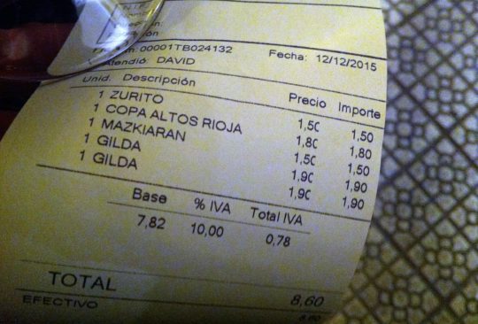 Un ticket con mucho delito, reflejo de los males del nuevo Bilbao (foto: Cuchillo)
