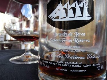 Brandy de El Puerto de Santa María, en taberna Gure Etxea (foto: Cuchillo)