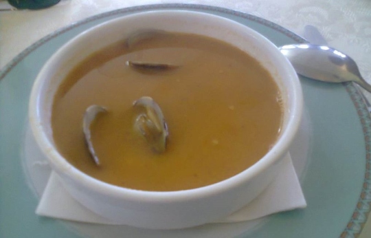 Sopa de pescado, de Restaurante Amarantos (foto: OCE)