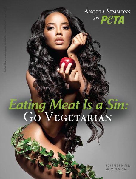 Angela Simmons: Eat From the Garden. Choose Vegetarian.
