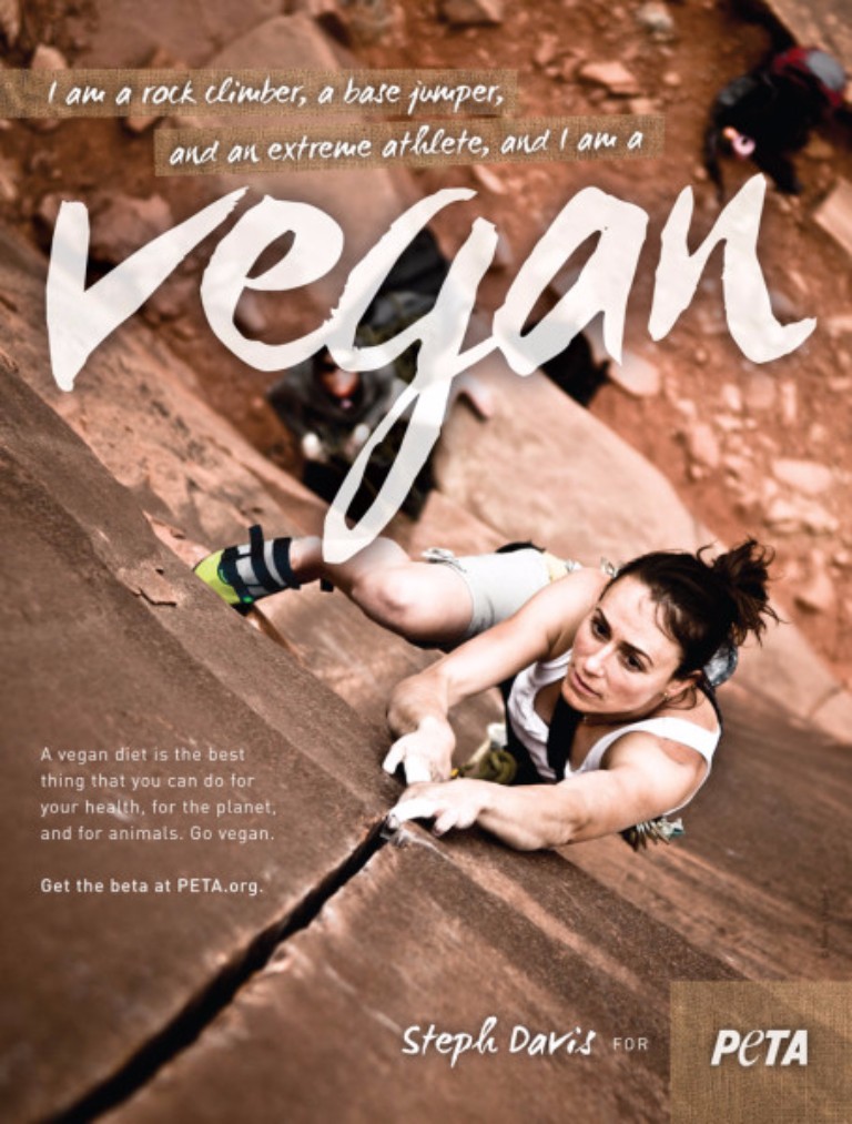Extreme Athlete Steph Davis Stars in Vegan Ad