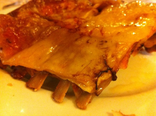 Cabrito asado, en restaurante Miren Itziar (foto: Cuchillo)