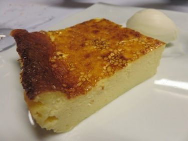Tarta de queso, buen cierre en Casa Nicolás (foto: Cuchillo)