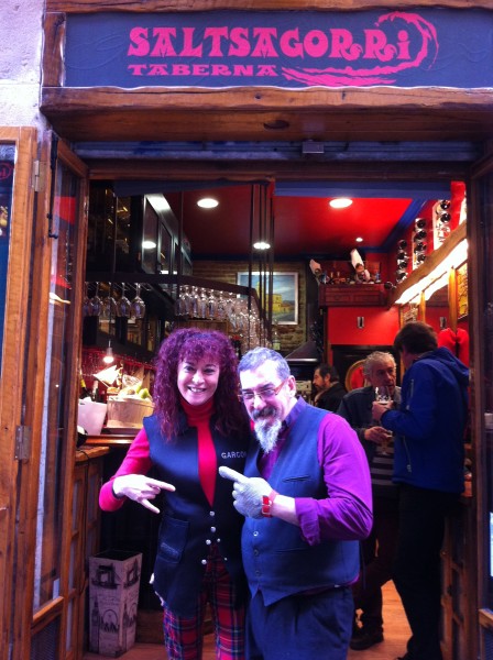 Laura y Ernesto, responsables de Saltsagorri taberna (foto: Cuchillo)