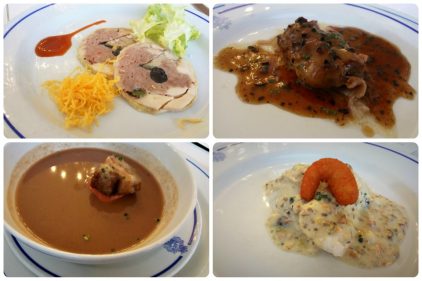 Cuatro platos del Bikaiko Txakolina Forum (fotos: Cuchillo)