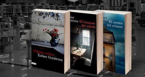 Las tres novelas de noir gastronómico escritas por Xabier Guitérrez.