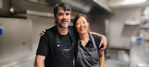 Óscar García y Yosiko Tashiro, en Baluarte (foto: Cuchillo)